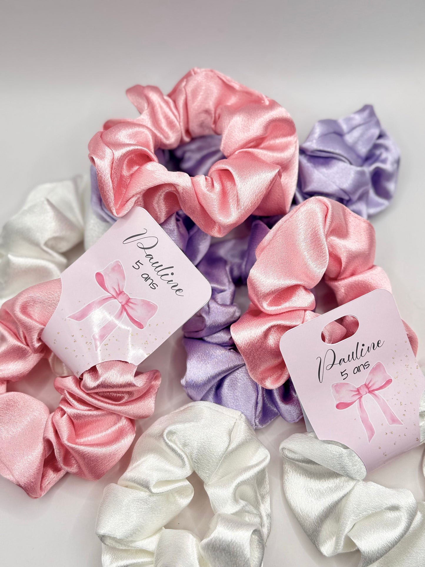 chouchou en satin x2