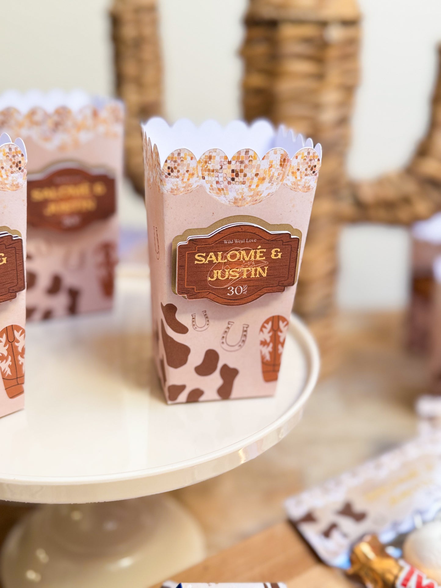 Pots à popcorn x2