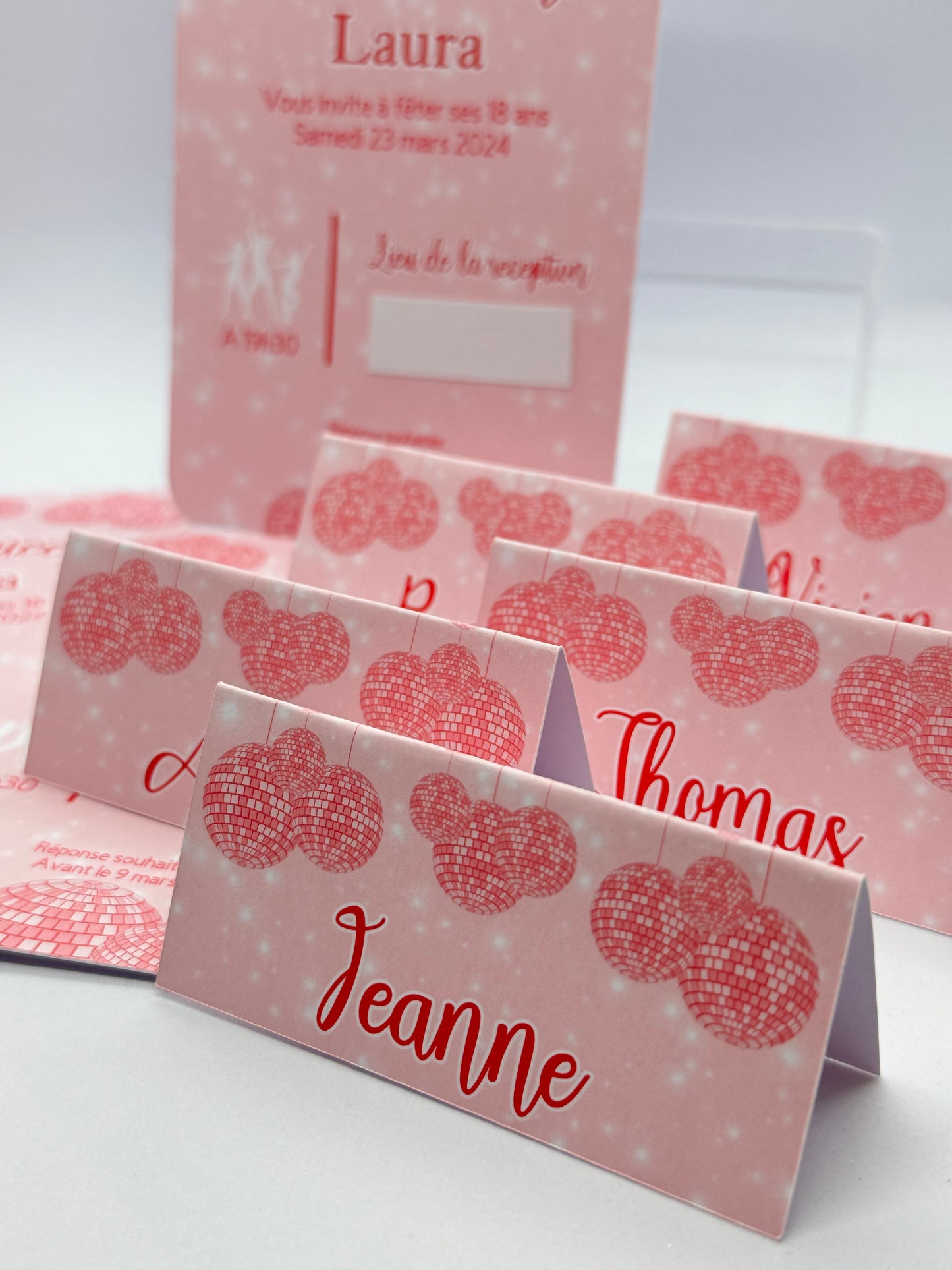 Marque place / Marque plat