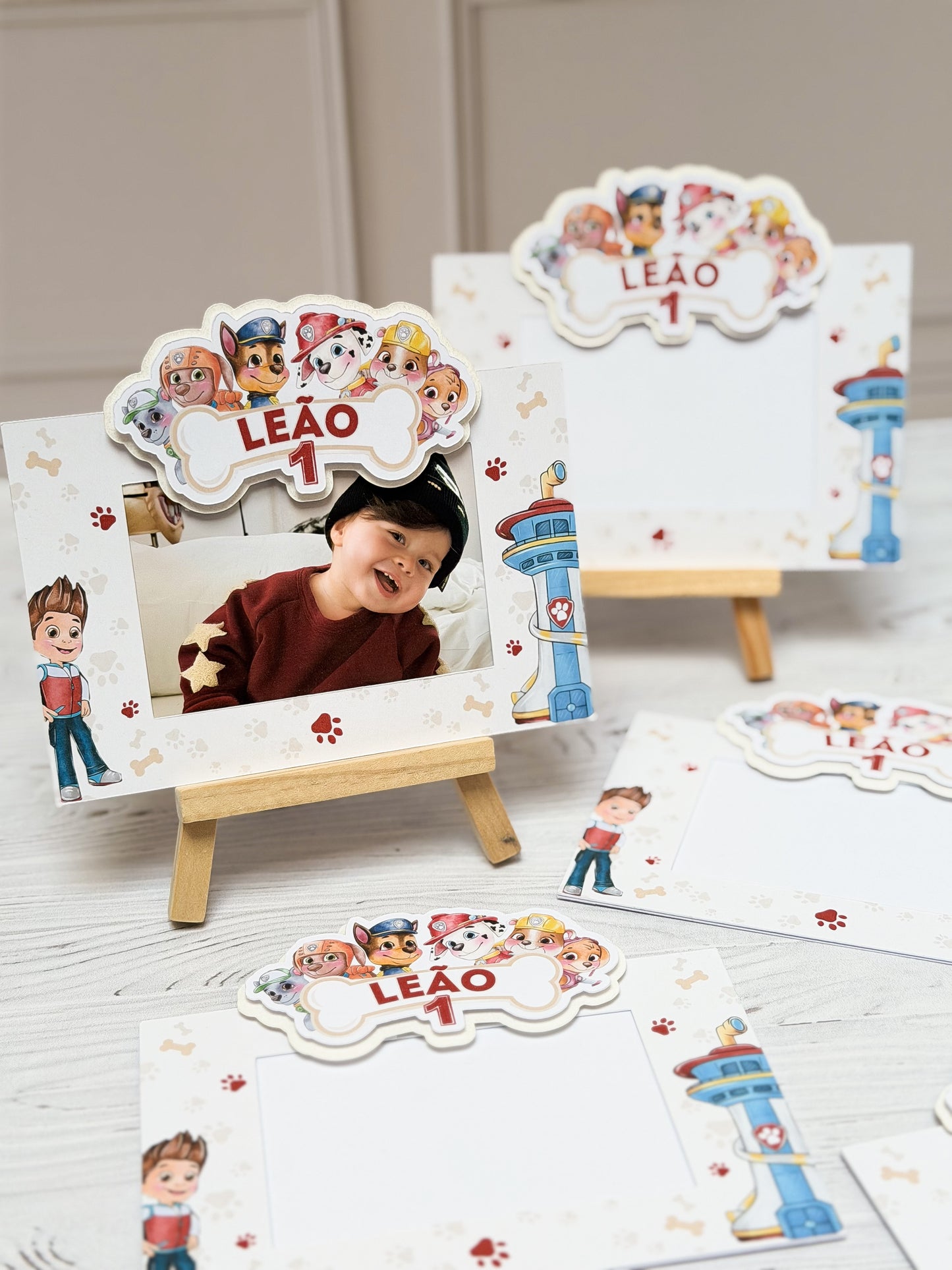 Cadres photo aimantés x4