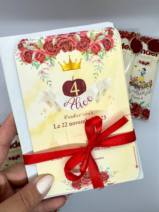 Cartons d'invitations x6