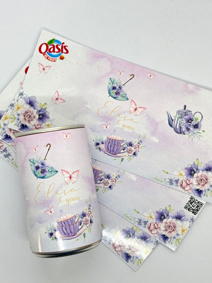 Contours mini canette de soda x4